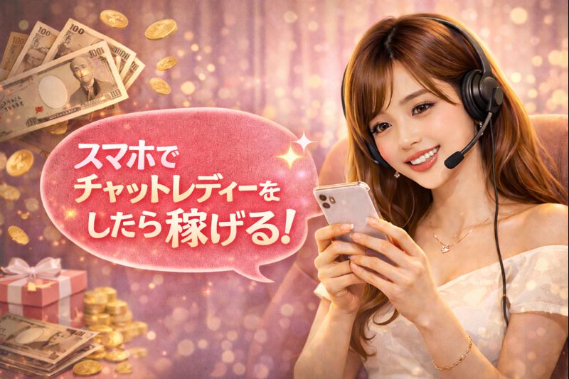 即日報酬チャットレディ求人!月5~15万円ほど安定して稼ぐ